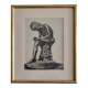 Photograph of Spinario Young man removing a thorn from his foot XXth 31 x 37 cm