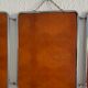 Mirror triptych barber orange rust vintage 1960 - 24 x 59 cm