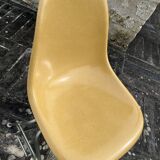 DSS fiberglass stacking chairs by Ray and Charles Eames for Herman Miller