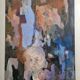 Signed painting by Jean Le Clerc "Woman and child", 78 x 62 cm