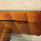 Suspended console in wood by La Permanente Mobili Cantù, 1950s