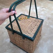 Panier vintage en osier