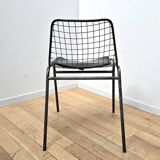Set of 3 Jali industrial chairs