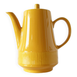 Old yellow ceramic coffee or teapot 1960