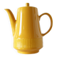 Old yellow ceramic coffee or teapot 1960