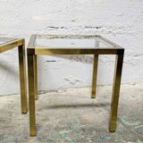 Gold side table