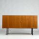 Vintage teak sideboard lowboard 60s mid-century design