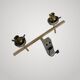 Vintage old french double wall light "maison arlus" 1950