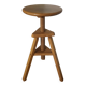 Tripod stool with a screw.