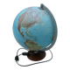 illuminated world map wooden base Teccnodidattica