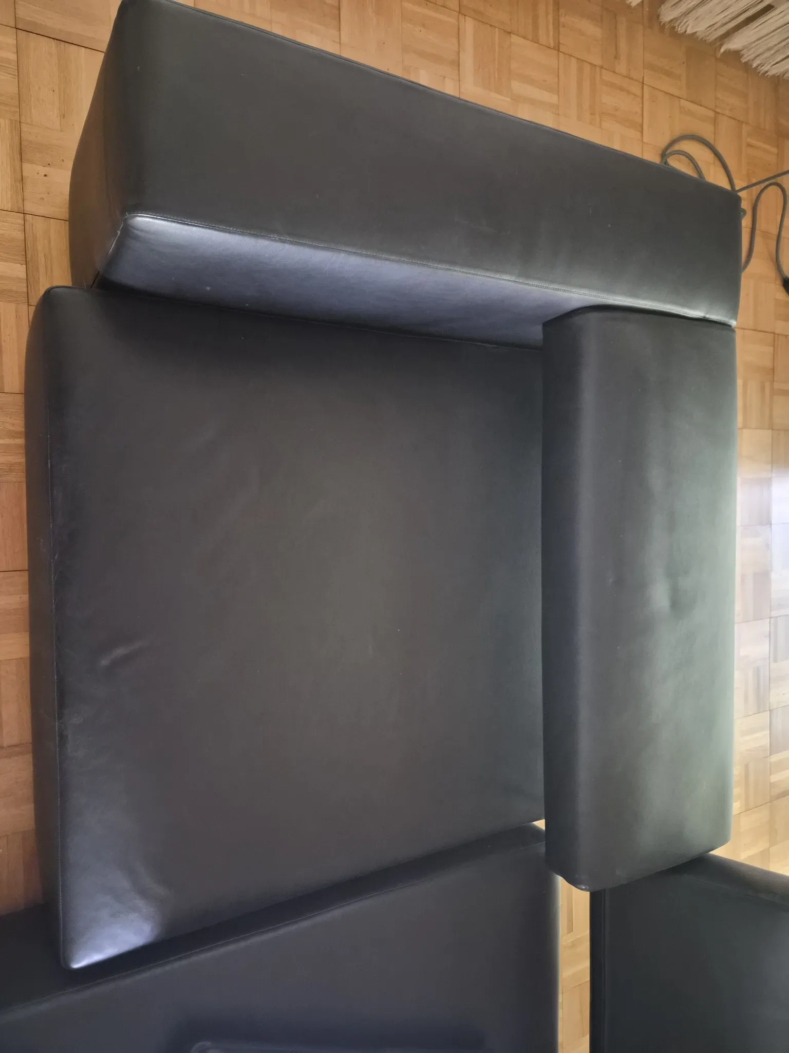 B&B Italia - Andy '13 - Paolo Piva - Sofa design in black natural leather