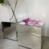 6 pop pink glass cups