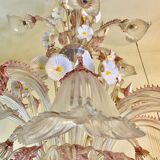 Barovier and toso chandelier in Murano XXL glass