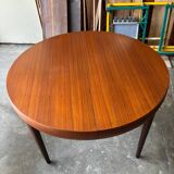 Vintage teak round table