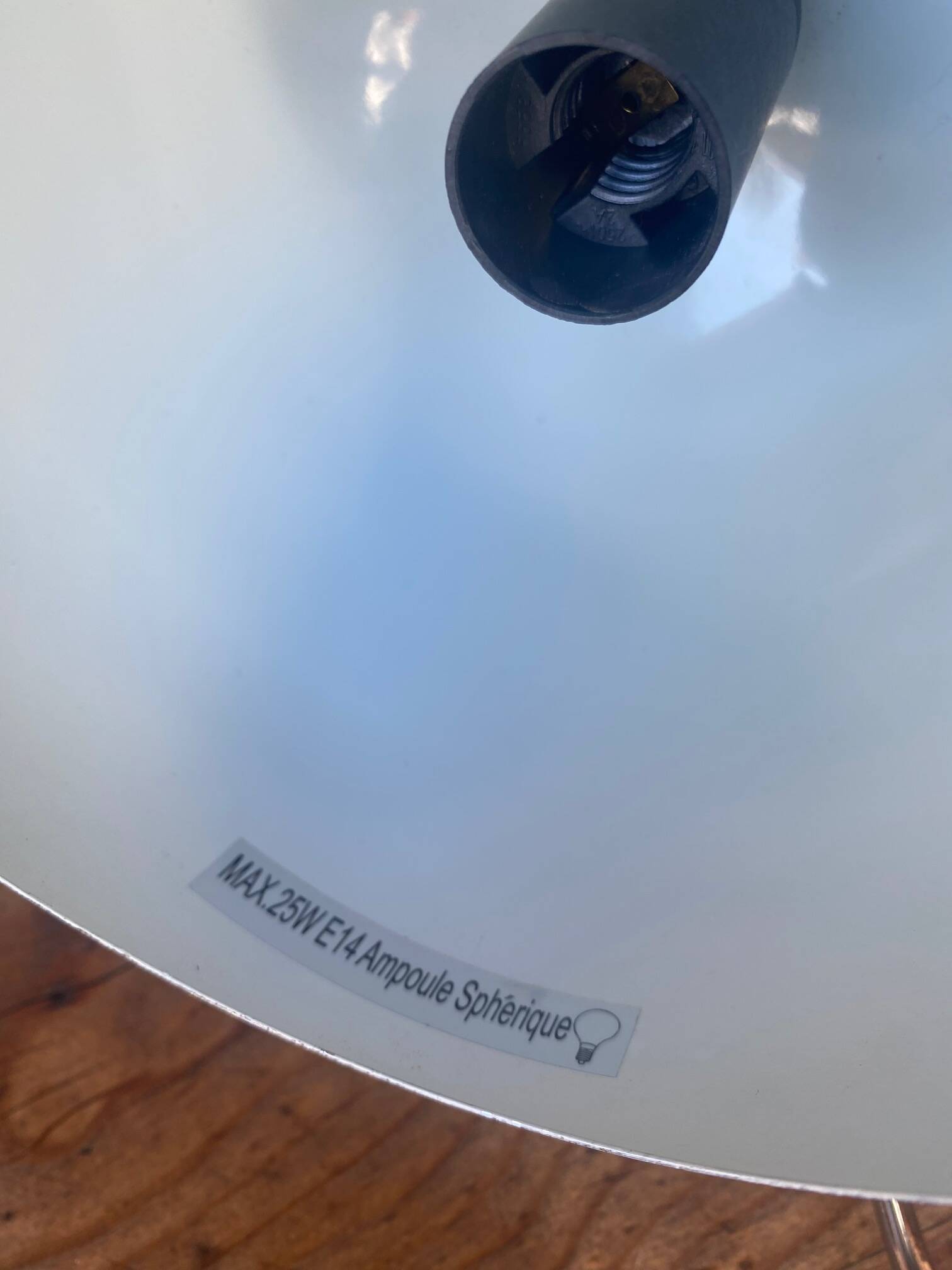 Paire de lampes esprit « Eye-ball » en métal