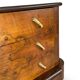 Commode italienne Art déco en ronce de noyer, années 1920