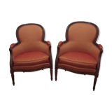 Lot of 2 Louis XVI style armchairs