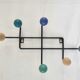 Ball wall coat rack