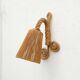Audoux & minet rope wall light, france 1950