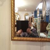 Golden mirror 75x57cm