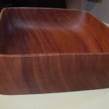 Great deep dish fruit basket empty Pocket Scandinavian vintage teak