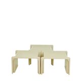 Vintage Scagno stackable tables set of 3 – Giotto Stoppino for Elco