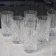 Lot de 6 verres à whisky en cristal taillé St louis