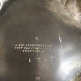 English teapot nineteenth century pewter
