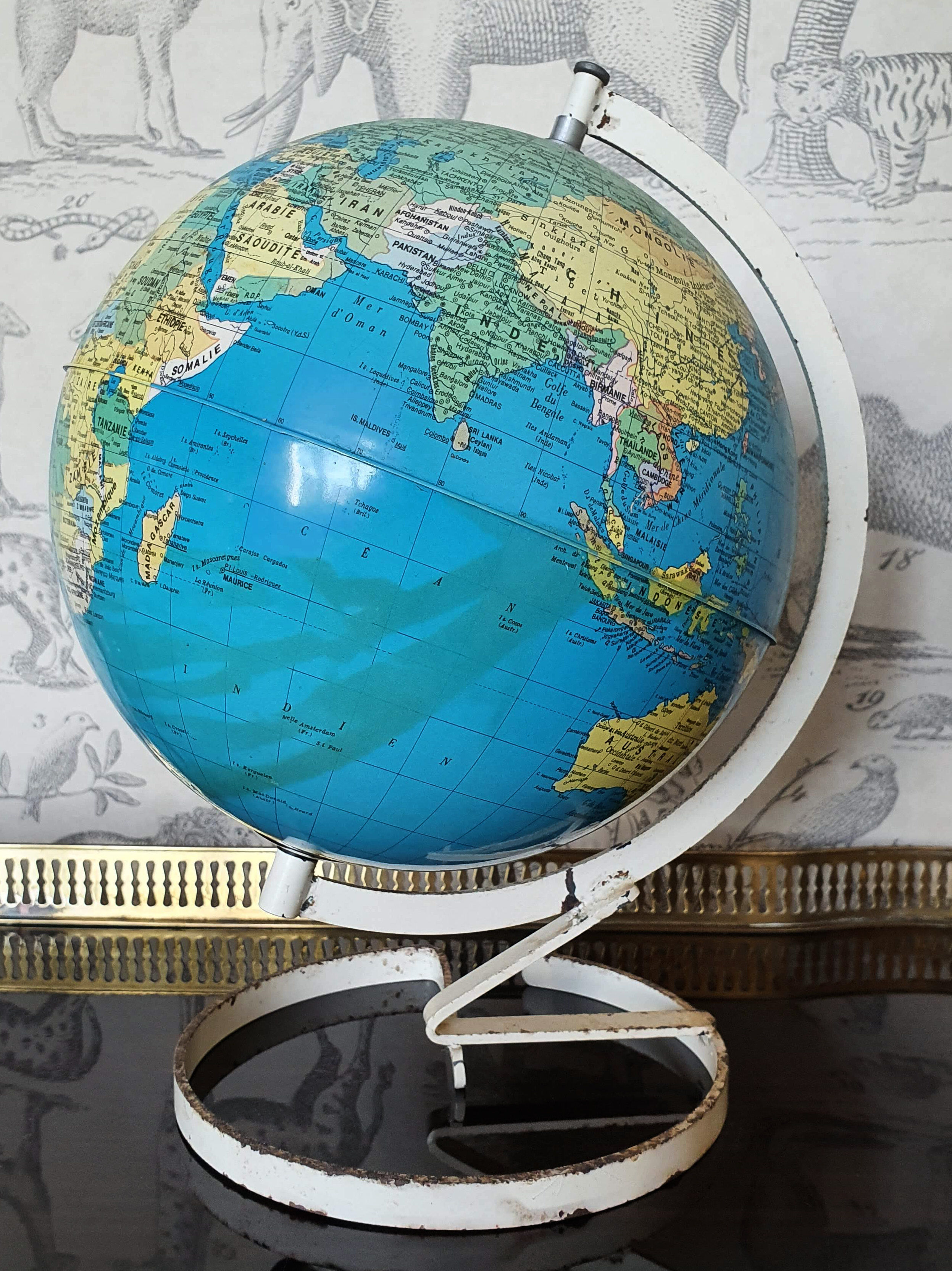 Vintage globe