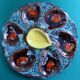 Vallauris Majolica vintage oyster service