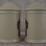 Pair of limoges porcelain storage boxes