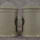 Pair of limoges porcelain storage boxes