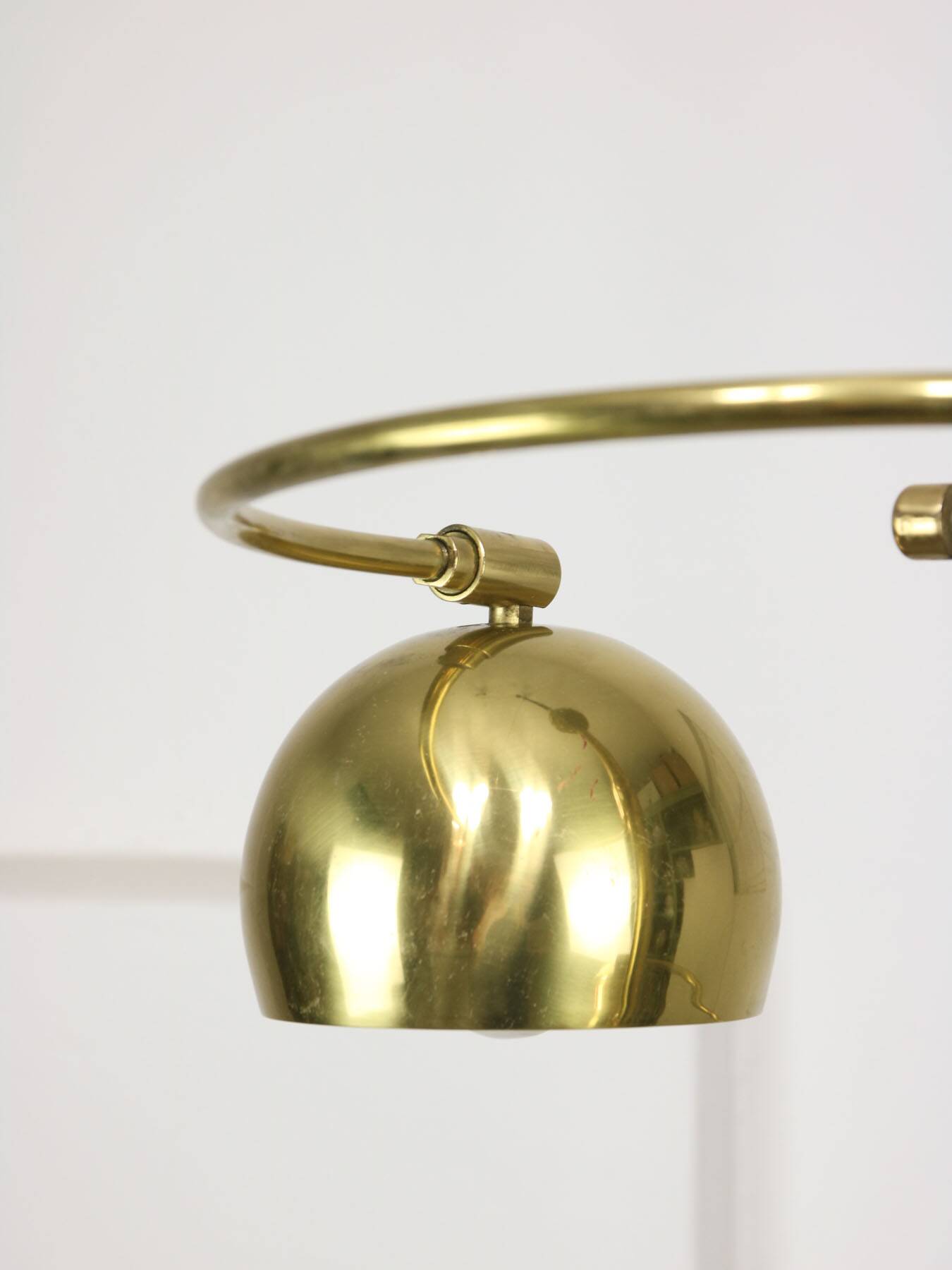 Vintage Italian Brass Ceiling Chandelier
