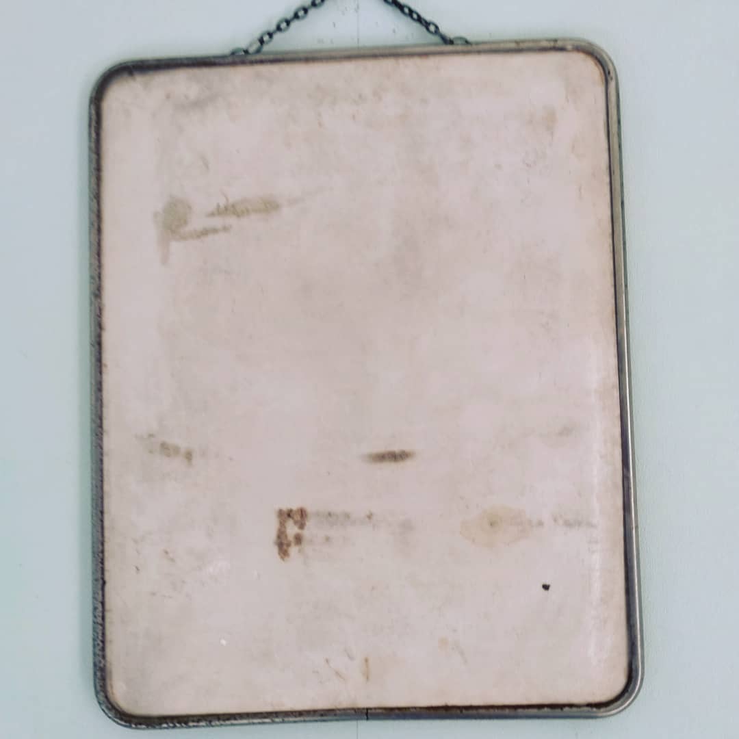 Vintage barber mirror