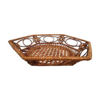 Hexagonal basket rattan