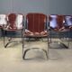 Vintage dining chairs by Cidue, set of 6, 1970s.