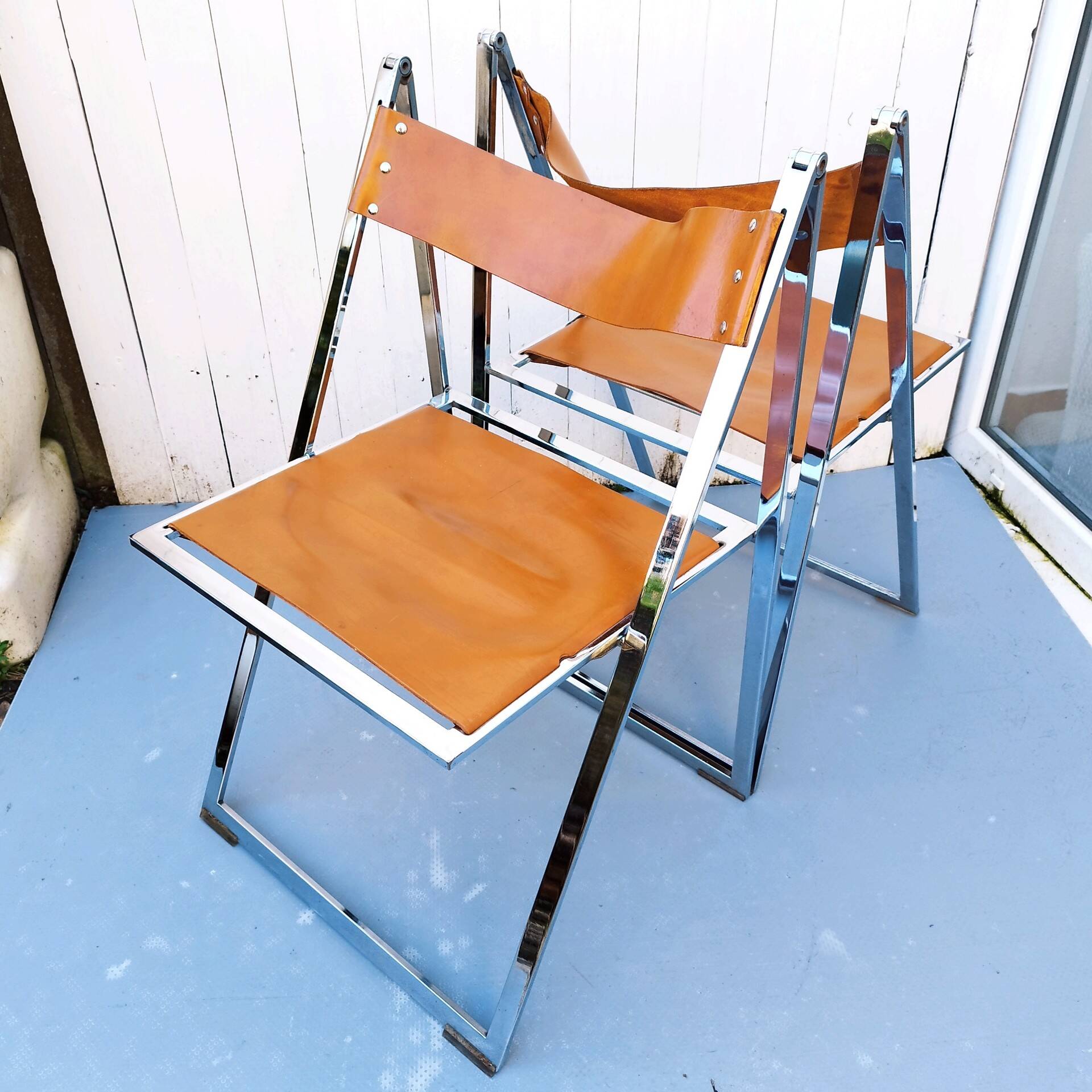 Fontoni & Geraci 1960s Elios フォールディングチェア Fontoni & Geraci 1960s Elios フォールディングチェア - メルカリ