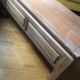 Meuble bas en chêne 3 tiroirs