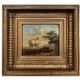Arthur de waerhert (1881-1944). "sheep", pair of oils on panel.