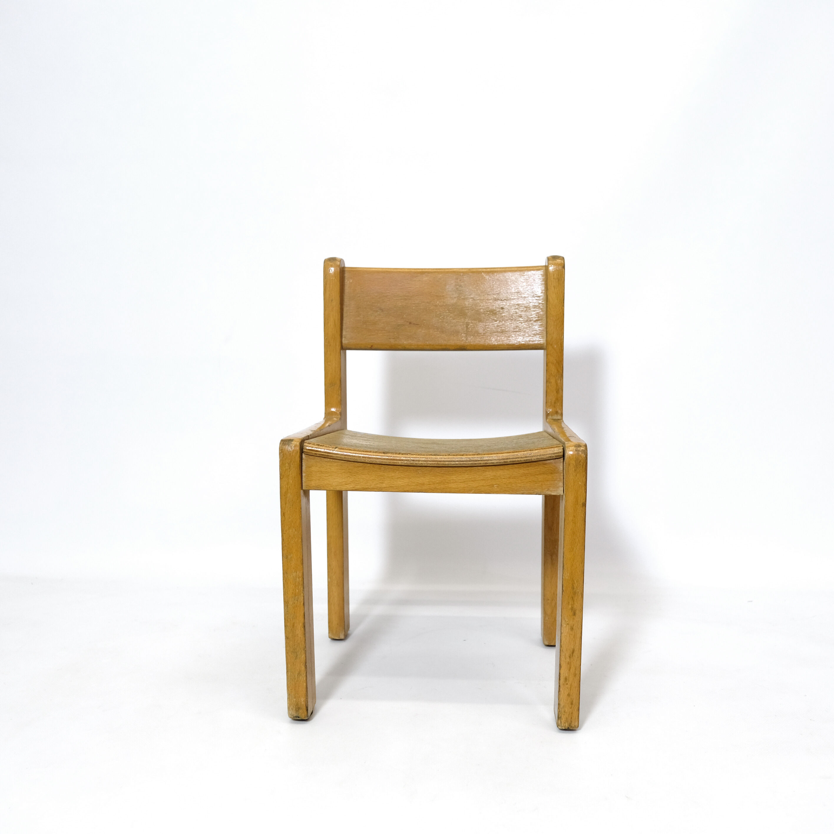 Children's chair all wood, 1960-1970.