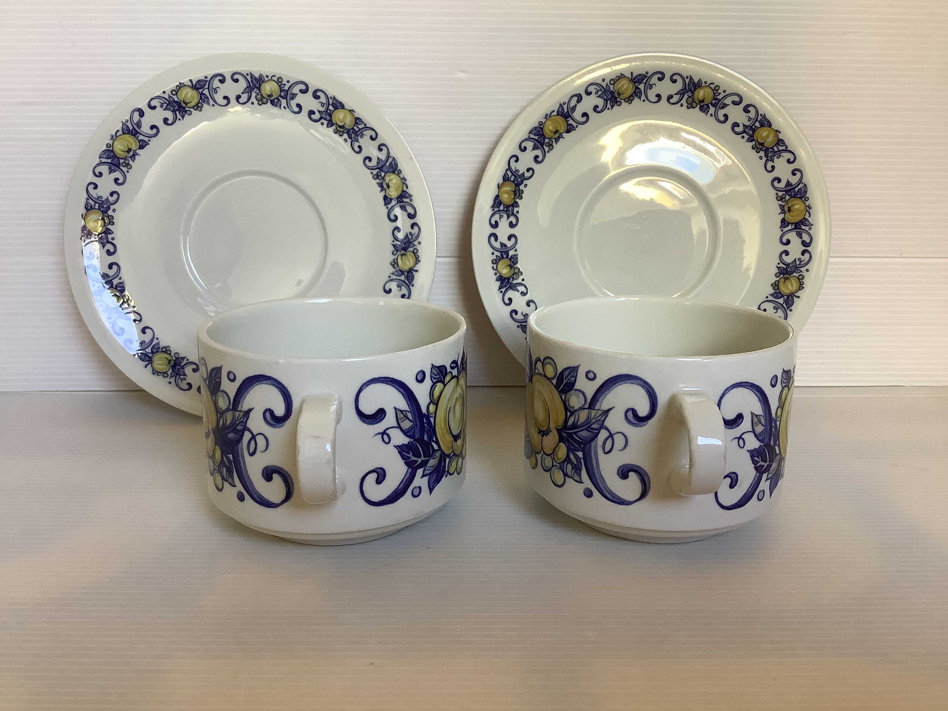 Pair large cups cadiz villeroy and boch