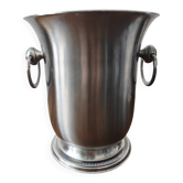 Vintage champagne bucket in 18/10 stainless steel by Jean Couzon - Champy model