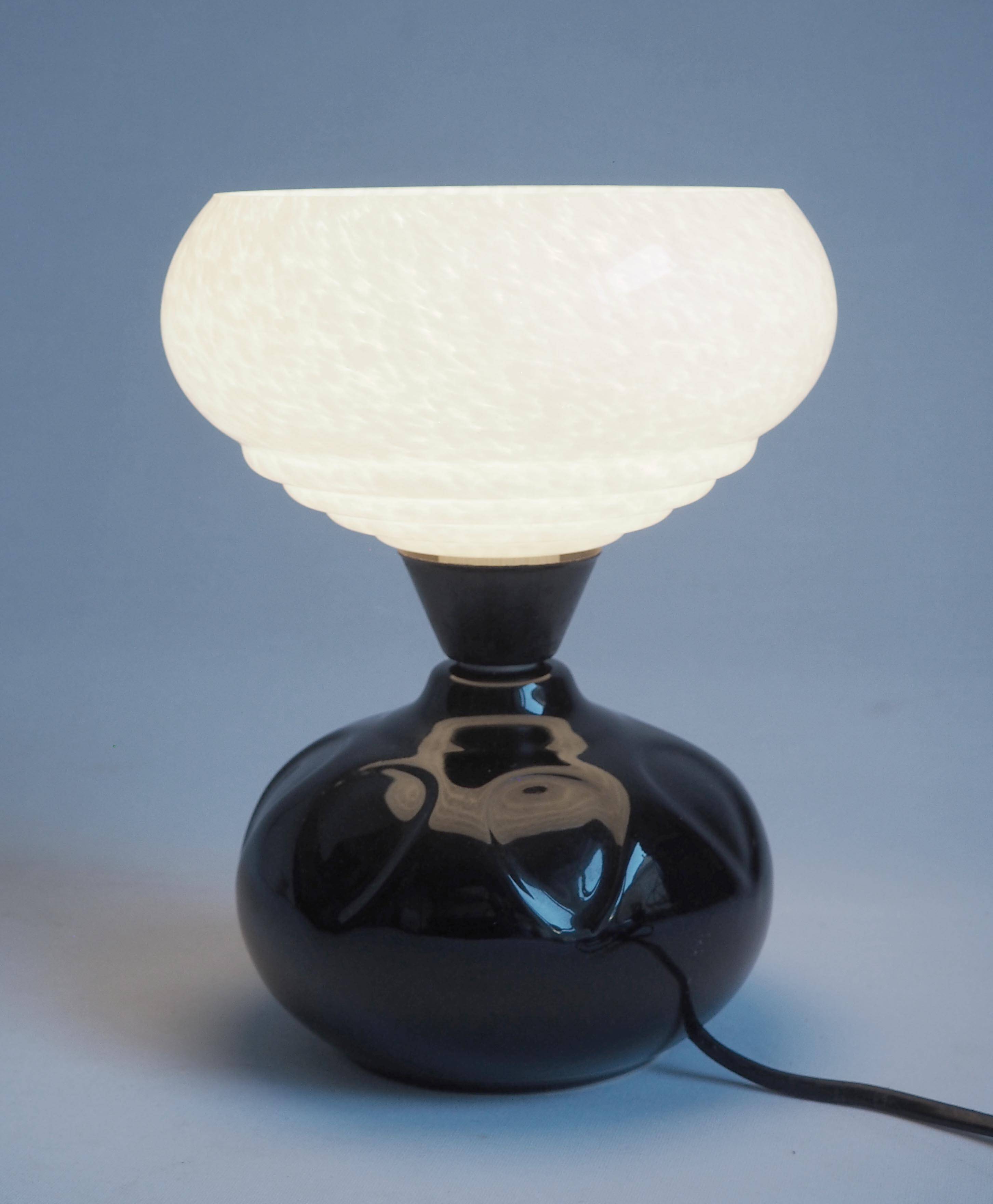Clichy and ceramic lamp