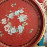 Painted sheet metal top floral pattern