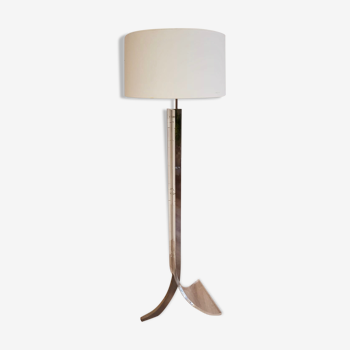 Floor lamp by Philippe Jean, plexiglass and chrome, France 1970