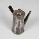 Individual silver-plated chocolate pot