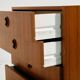 MK10127 Teak dresser with six drawers