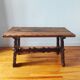 Vintage 1950s Brutalist Chalet Coffee Table