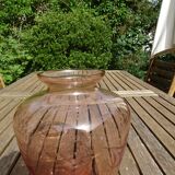 Bohemian glass vase years 40