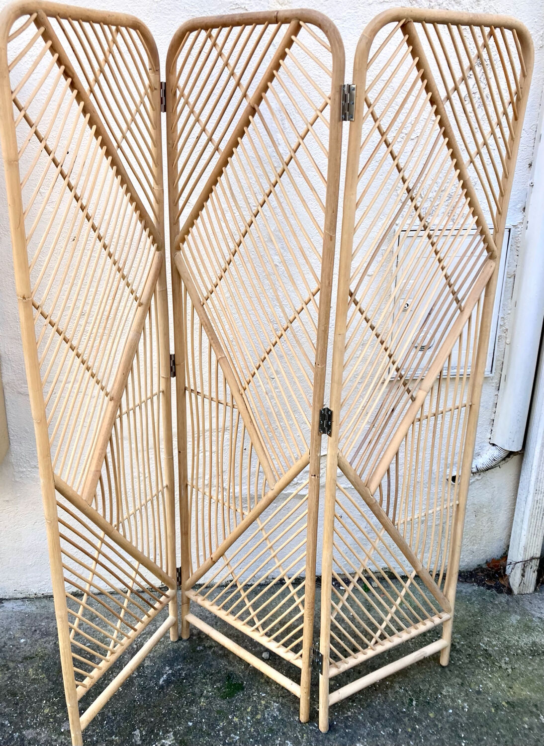 Rattan screen